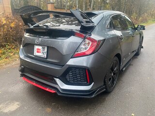 2019 Honda Civic X Рестайлинг, серый, 2140000 рублей, вид 2