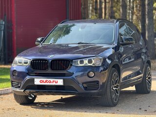 2017 BMW X3 20d xDrive II (F25) Рестайлинг, синий, 2650000 рублей, вид 2