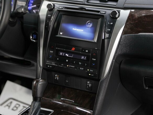 2017 Toyota Camry VII (XV50) Рестайлинг 2, чёрный - вид 7