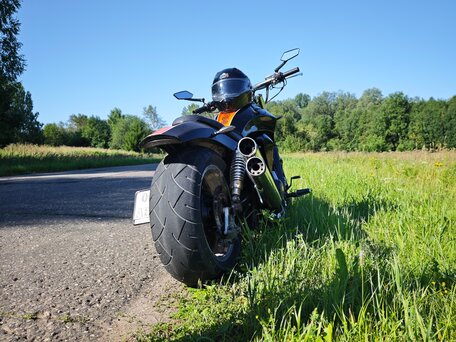 2012 Yamaha XV1100 Virago, чёрный, 350000 рублей, вид 2