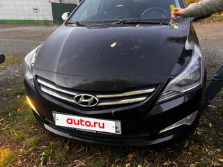 2015 Hyundai Solaris I Рестайлинг, чёрный, 930000 рублей, вид 1