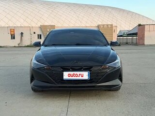 2022 Hyundai Elantra VII (CN7), чёрный, 1120000 рублей, вид 2