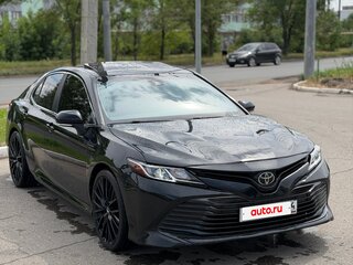 2017 Toyota Camry VIII (XV70), чёрный, 2100000 рублей, вид 4