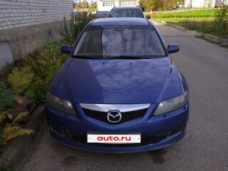 2006 Mazda 6 I (GG) Рестайлинг, синий, 355000 рублей, вид 1