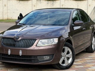 2015 Skoda Octavia III (A7), коричневый, 1300000 рублей, вид 3