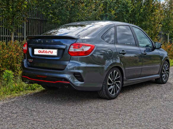 2024 Lada (ВАЗ) Granta Sport I Рестайлинг, серый - вид 3