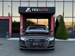 2019 Audi A8 Long 60 TFSI IV (D5), коричневый, 6500000 рублей, вид 2