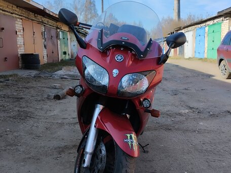 2002 Yamaha FJR1300, красный, 450000 рублей, вид 2