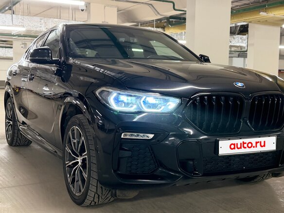 2020 BMW X6 40i III (G06), чёрный, 7500000 рублей
