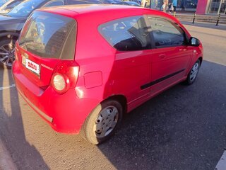 2010 Chevrolet Aveo I Рестайлинг, красный, 480000 рублей, вид 3
