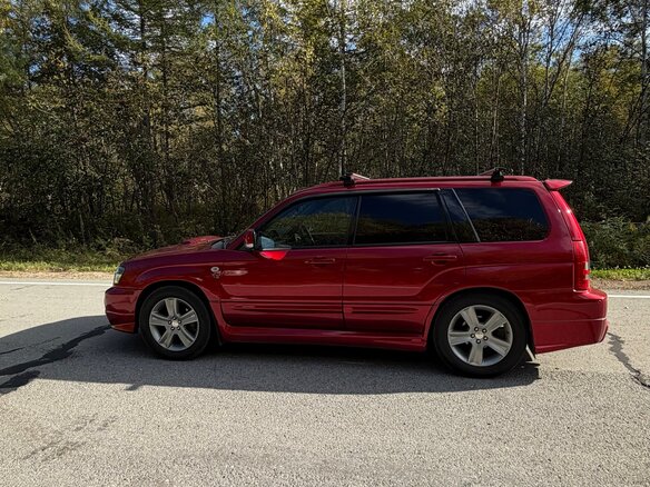2003 Subaru Forester II, красный, 800000 рублей - вид 8