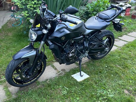 2014 Yamaha MT-07 (FZ-07), серый, 575000 рублей, вид 2