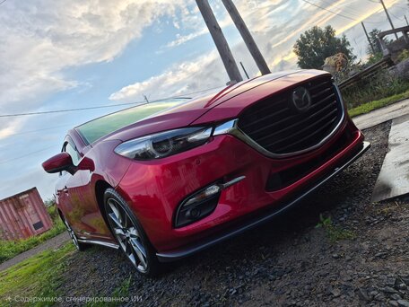 2018 Mazda Axela III Рестайлинг, красный, 1370000 рублей, вид 5