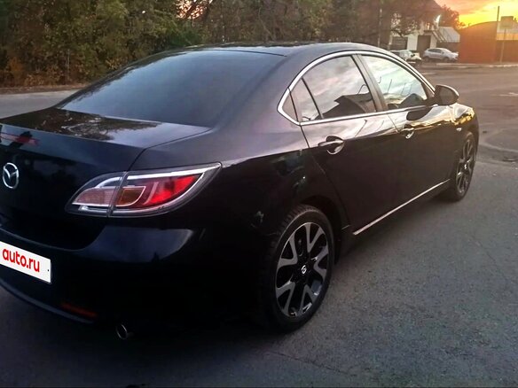 2012 Mazda 6 II (GH) Рестайлинг, чёрный, 800000 рублей
