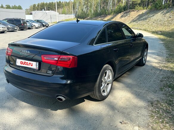 2013 Audi A6 IV (C7), чёрный - вид 2