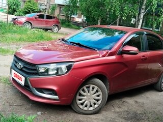 2016 Lada (ВАЗ) Vesta I, красный, 500000 рублей, вид 2