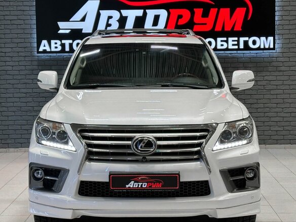 2012 Lexus LX 570 III Рестайлинг, белый, 4190000 рублей - вид 2