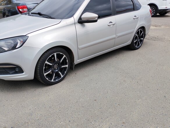 2019 Lada (ВАЗ) Granta I Рестайлинг, серебристый, 695000 рублей - вид 5