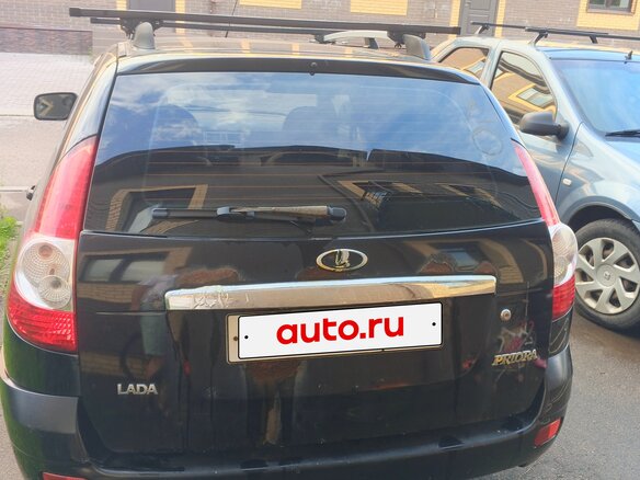 2012 Lada (ВАЗ) Priora I, чёрный - вид 2