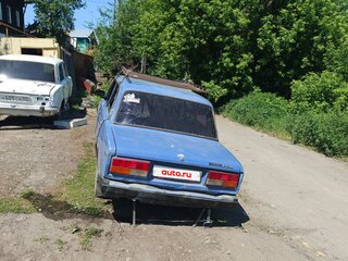 1991 Lada (ВАЗ) 2107, синий, 70000 рублей, вид 4