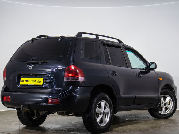 2008 Hyundai Santa Fe Classic Classic, чёрный - вид 3
