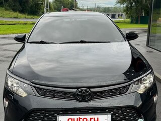 2017 Toyota Camry VII (XV50) Рестайлинг 2, чёрный, 1900000 рублей, вид 2