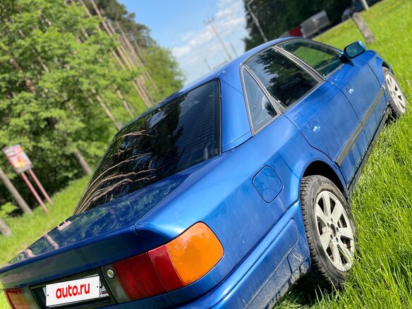 1992 Audi 100 IV (C4), синий - вид 6