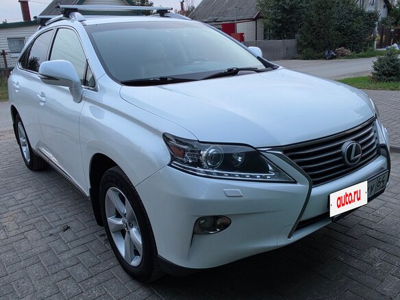 2013 Lexus RX 270 III Рестайлинг, белый, 2399000 рублей