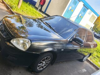 2008 Lada (ВАЗ) Priora Premier I, чёрный, 220000 рублей, вид 2
