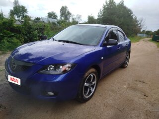 2006 Mazda 3 I (BK) Рестайлинг, синий, 450000 рублей, вид 1