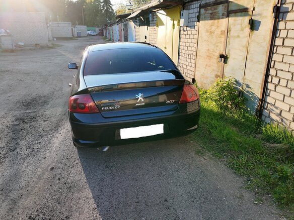 2005 Peugeot 407, чёрный, 620000 рублей - вид 2