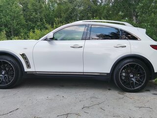 2013 Infiniti FX37 II (S51) Рестайлинг, белый, 2200000 рублей, вид 2