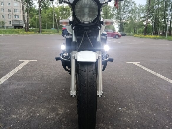 1996 Honda CB 400 Super Four, белый, 320000 рублей - вид 4