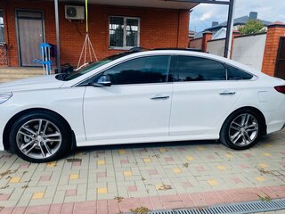 2018 Hyundai Sonata VII (LF) Рестайлинг, белый, 1930000 рублей, вид 3