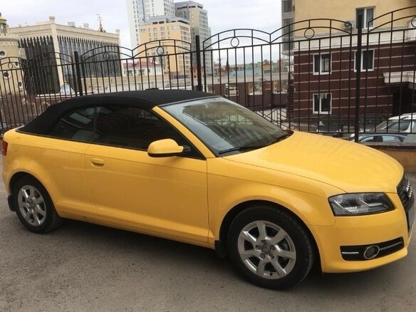 2010 Audi A3 II (8P) Рестайлинг 2, жёлтый, 1550000 рублей - вид 5