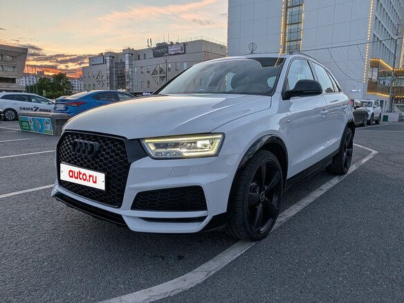 2018 Audi Q3 I (8U) Рестайлинг, белый, 2195000 рублей