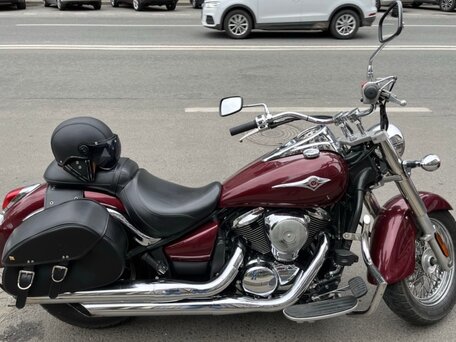 2006 Kawasaki VN900 Vulcan, красный, 500000 рублей, вид 4