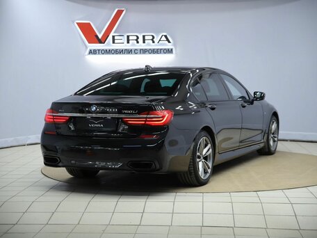 2016 BMW 7 серии Long 750Li xDrive VI (G11/G12), чёрный, 3390000 рублей, вид 5