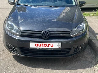 2012 Volkswagen Golf VI, чёрный, 1150000 рублей, вид 3