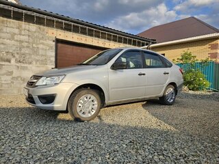 2018 Lada (ВАЗ) Granta I, серебристый, 530000 рублей, вид 2