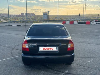 2008 Hyundai Accent ТагАЗ II, чёрный, 329000 рублей, вид 5