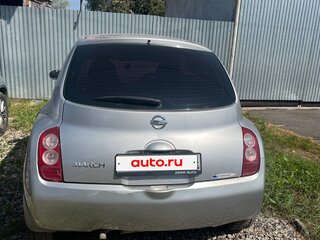 2003 Nissan March III (K12), серебристый, 375000 рублей, вид 3