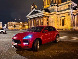 2019 Porsche Macan I Рестайлинг, красный, 5500000 рублей, вид 4
