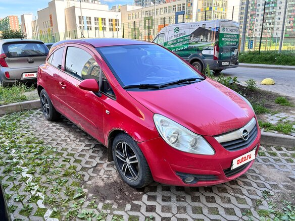 2006 Opel Corsa D, красный - вид 1