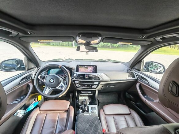 2019 BMW X3 20d xDrive III (G01), синий, 4800000 рублей - вид 10