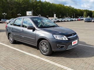 2015 Lada (ВАЗ) Granta I, серебристый, 570000 рублей, вид 1