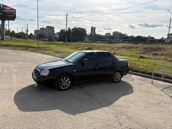 2014 Lada (ВАЗ) Priora I Рестайлинг, чёрный, 350000 рублей - вид 7