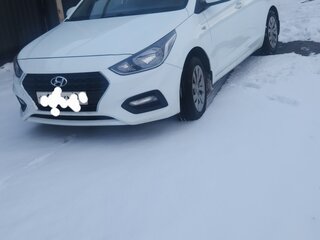 2019 Hyundai Solaris II, белый, 1200000 рублей, вид 1