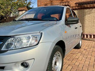 2014 Lada (ВАЗ) Granta I, серебристый, 390000 рублей, вид 3