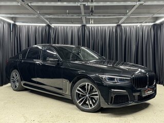 2021 BMW 7 серии 740d xDrive VI (G11/G12) Рестайлинг, чёрный, 6349000 рублей, вид 3